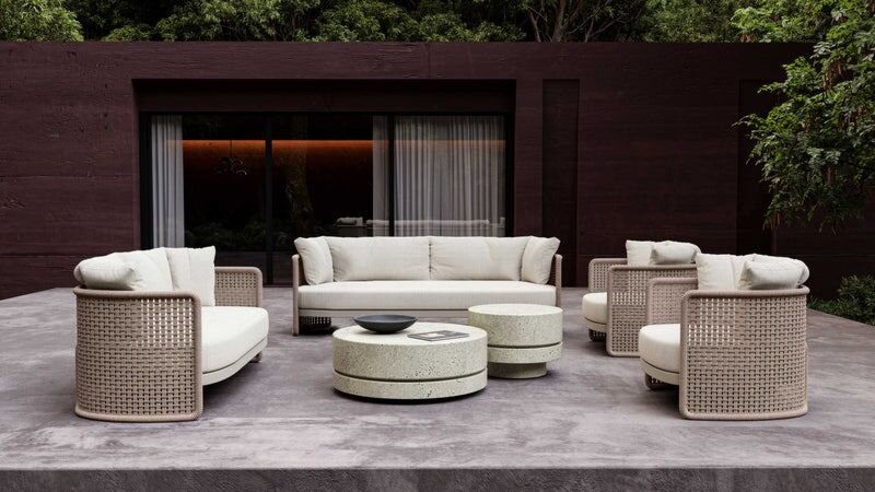 Miura-bisque 2-seater sofa 