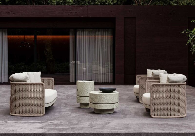 Coffee table Miura-bisque M 