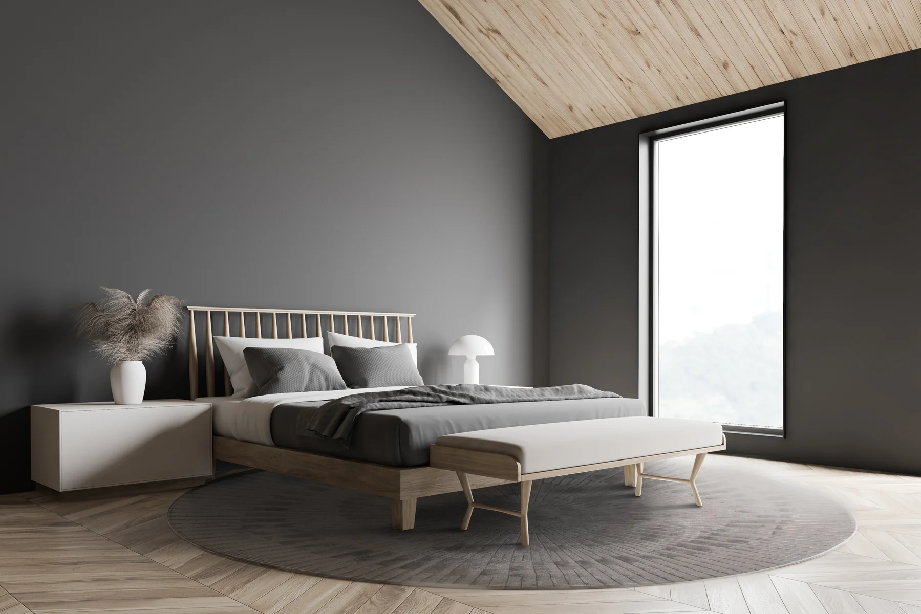 Dywan Radius Gray Round