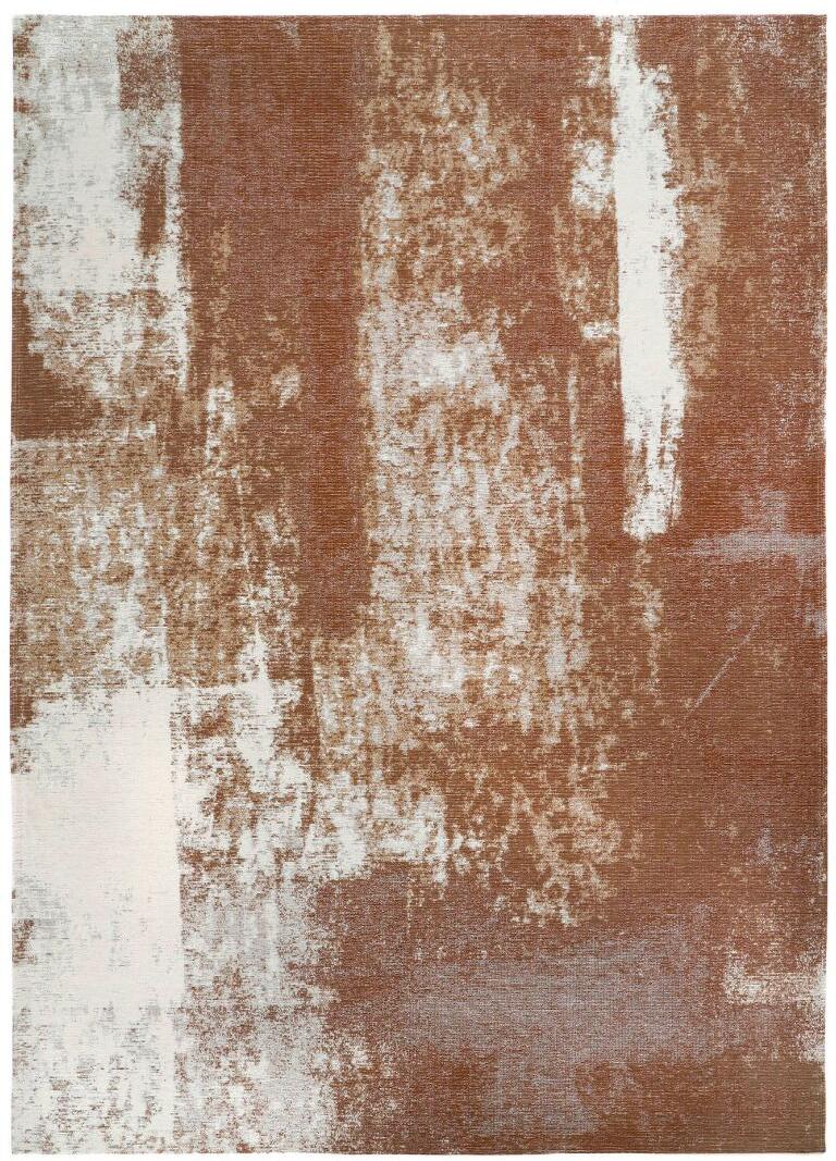 Nowoczesny dywan Rust Copper z kolekcji Magic Home o abstrakcyjnym wzorze w odcieniach miedzi i bieli.