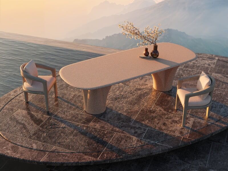 Savio Ash L Dining Table 