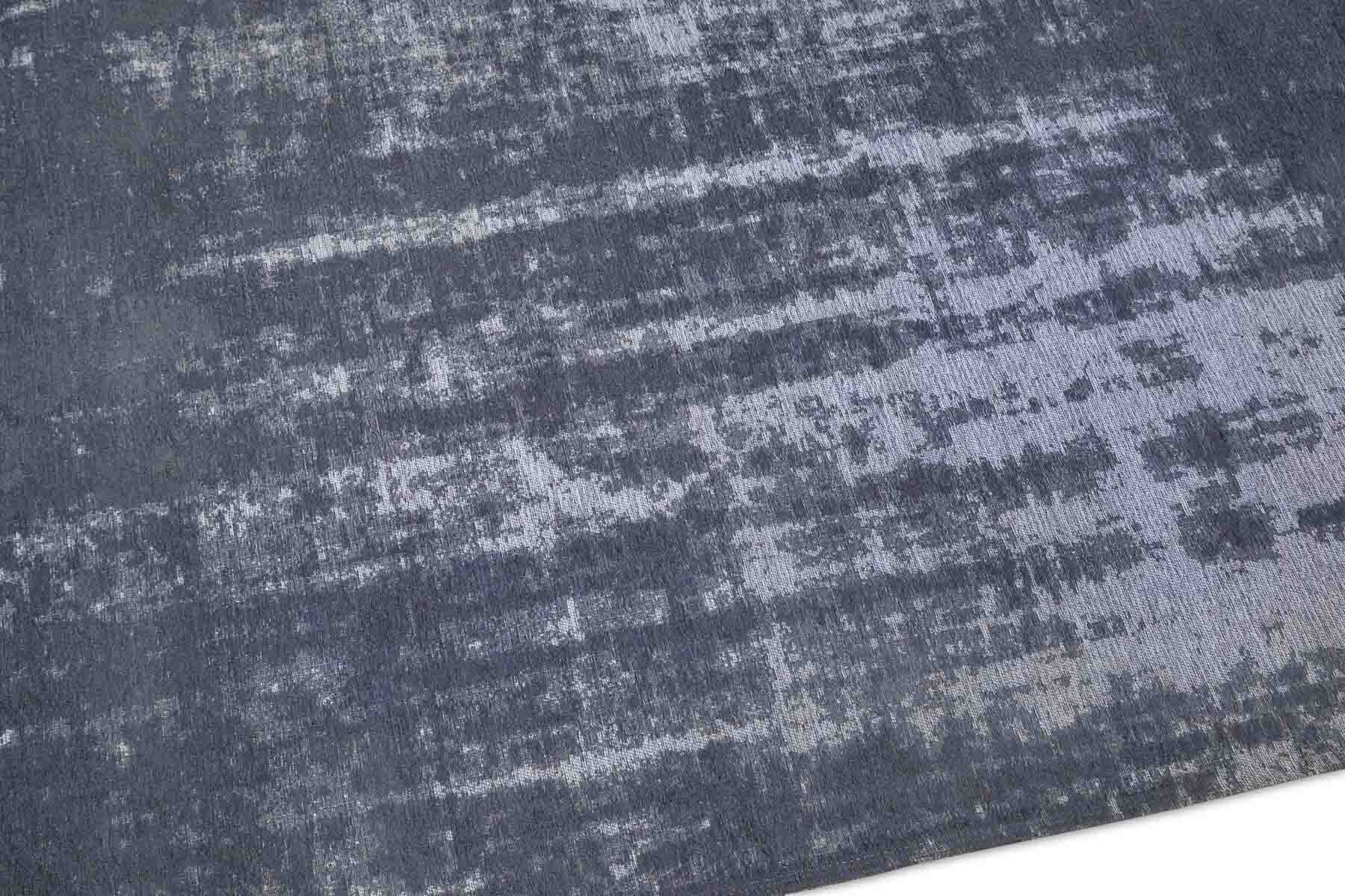 Easy-cleaning gray rubbed carpet Soil 160x230