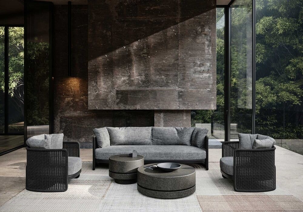 Miura-nightfall 3-seater sofa 