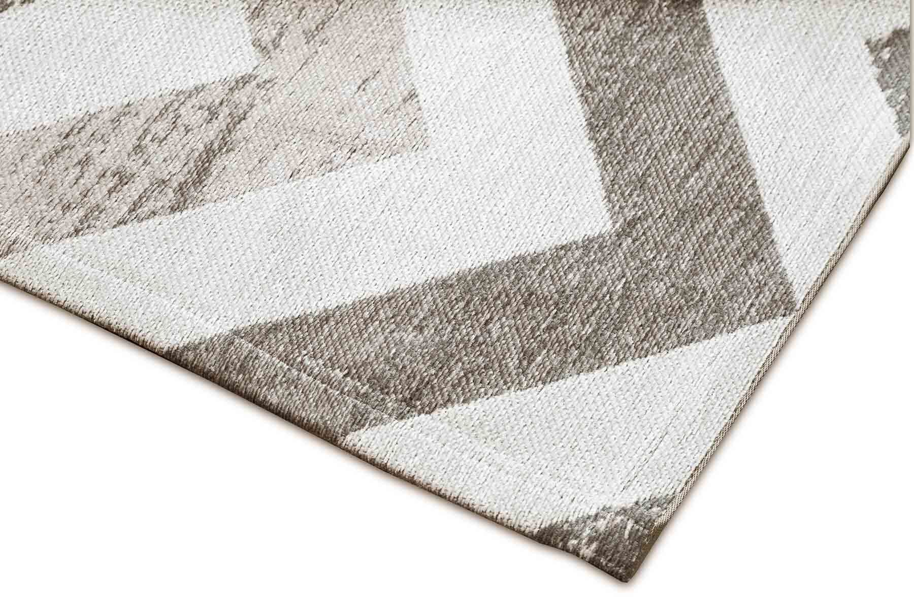 Easy-cleaning rug beige zigzag Vena