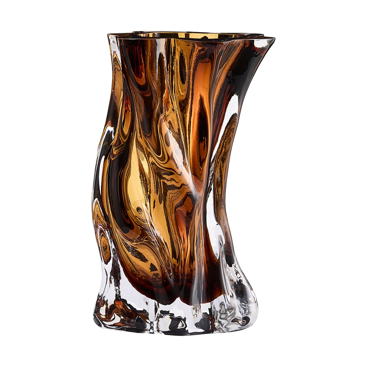 Wazon Vena Small Amber