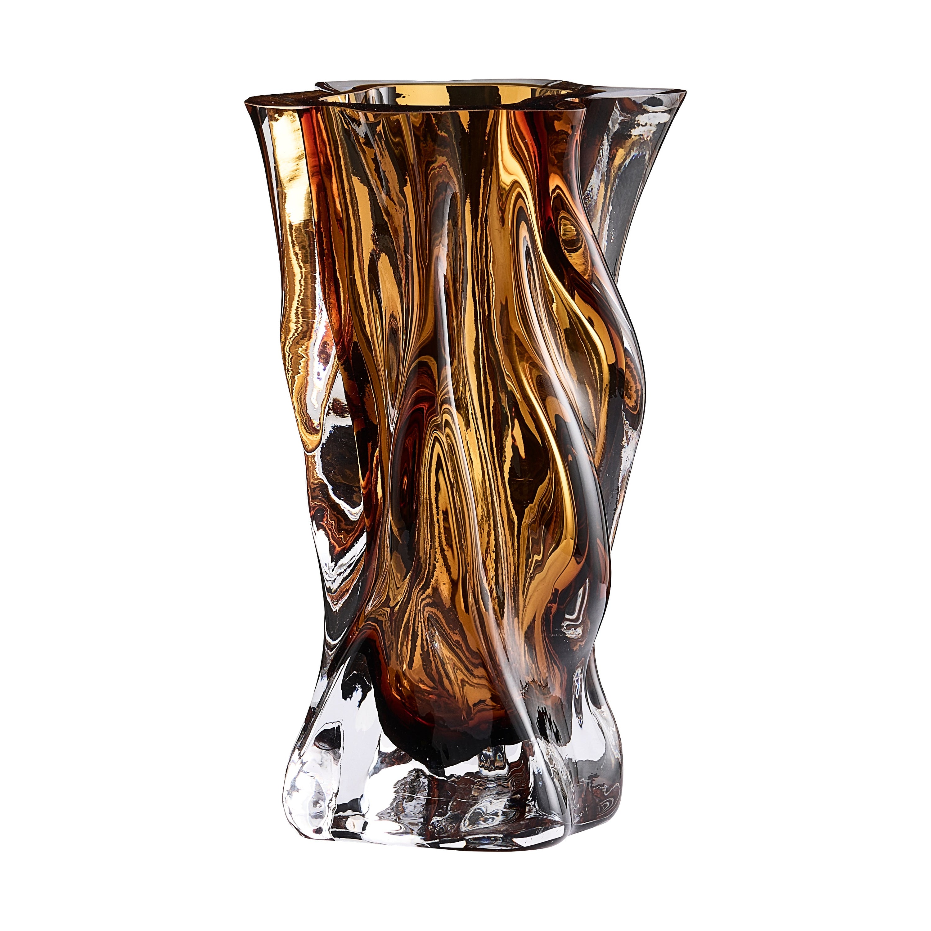 Wazon Vena Small Amber