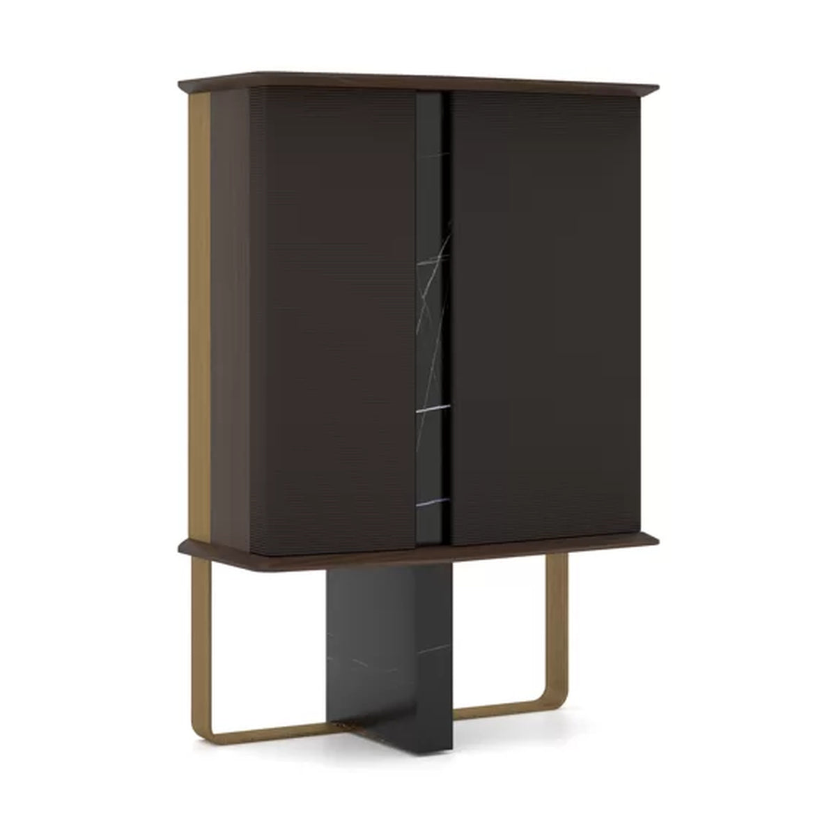 Amber Display Cabinet/Bar