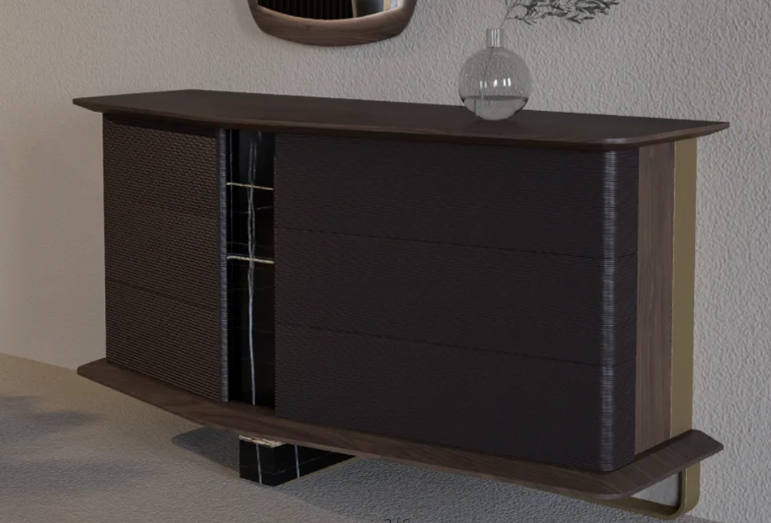Small Amber Chest of Drawers