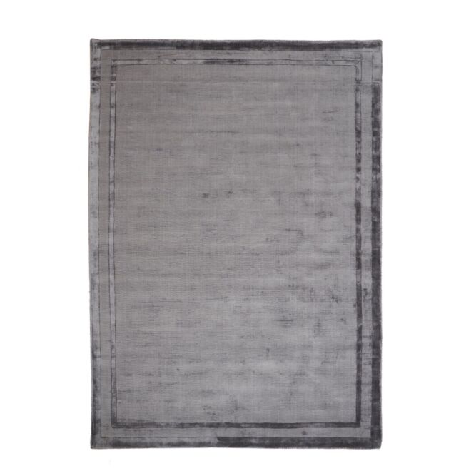Dywan ręcznie tkany Frame Steel Grey